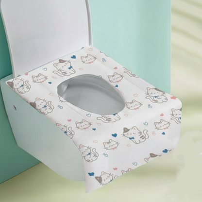 Wegwerp Toiletbrilbeschermer voor Openbare Toiletten – Waterdicht & Antislip