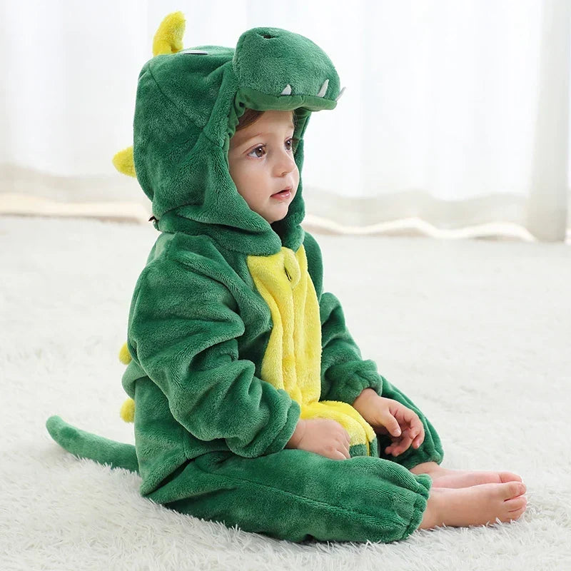 Baby romper met tiermotief – zacht, ademend en comfortabel