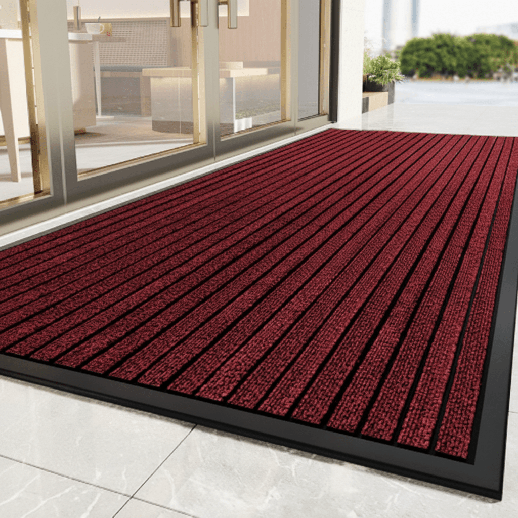 Deurmat met antislip onderkant en vuilopvangende functie