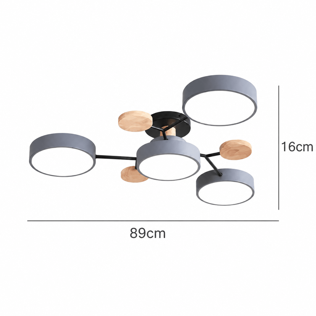 Ronde LED Plafondlamp Minimalistisch voor Woon- en Slaapkamer