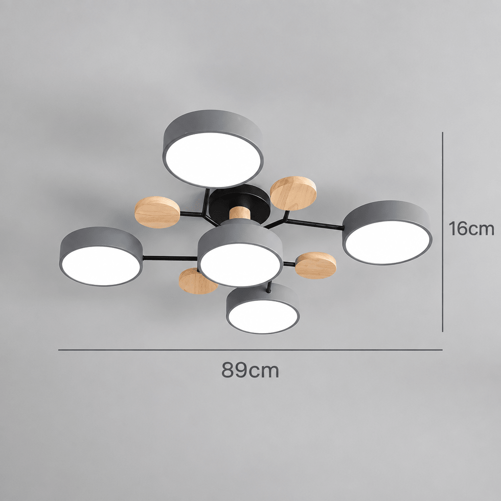 Ronde LED Plafondlamp Minimalistisch voor Woon- en Slaapkamer