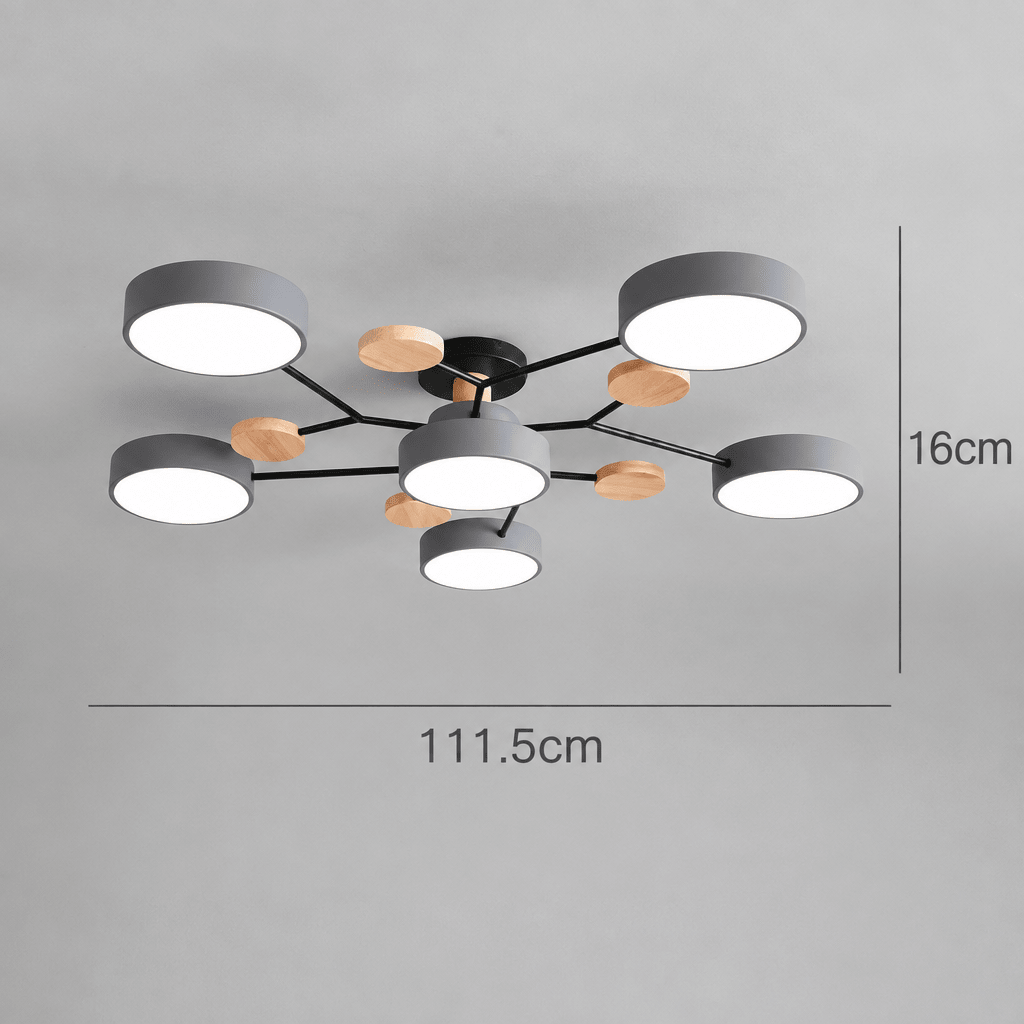 Ronde LED Plafondlamp Minimalistisch voor Woon- en Slaapkamer