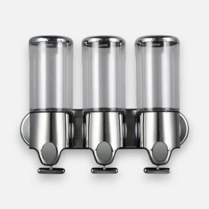 Wandzeepdispenser met 3 Compartimenten – Zonder Boren Monteerbaar