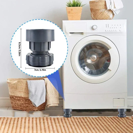 Antitrillingsvoetjes voor Wasmachine, Droger en Koelkast