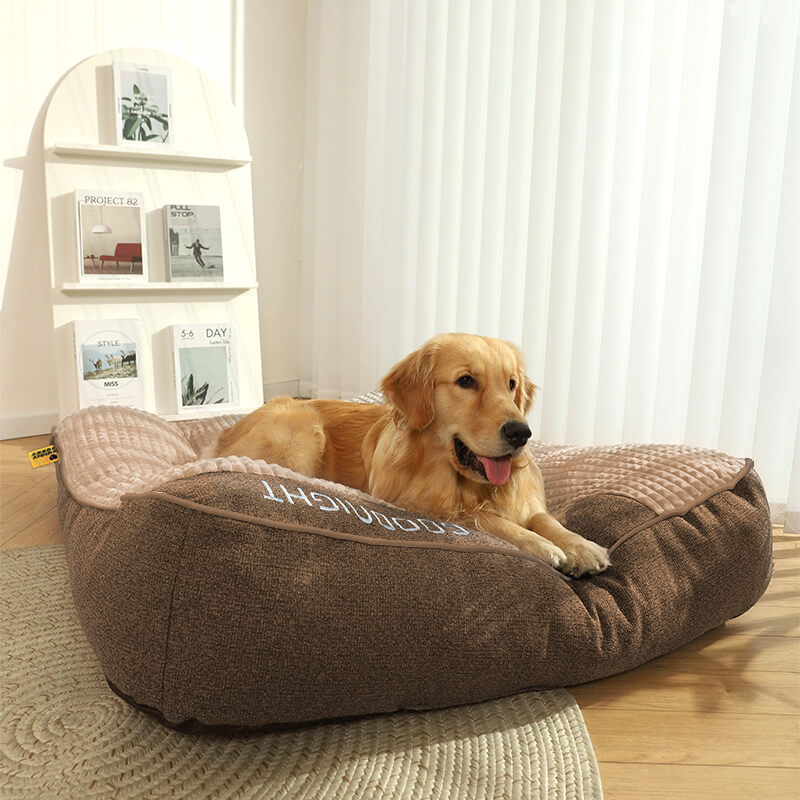 Orthopedisch hondenkussen met hoofdkussen – Memory Foam voor grote honden