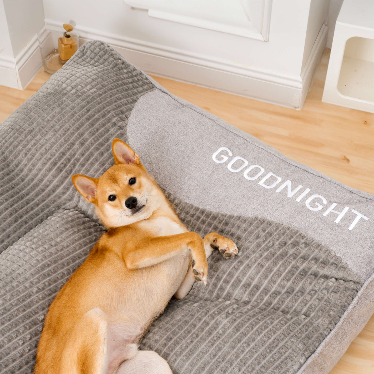 Orthopedisch hondenkussen met hoofdkussen – Memory Foam voor grote honden