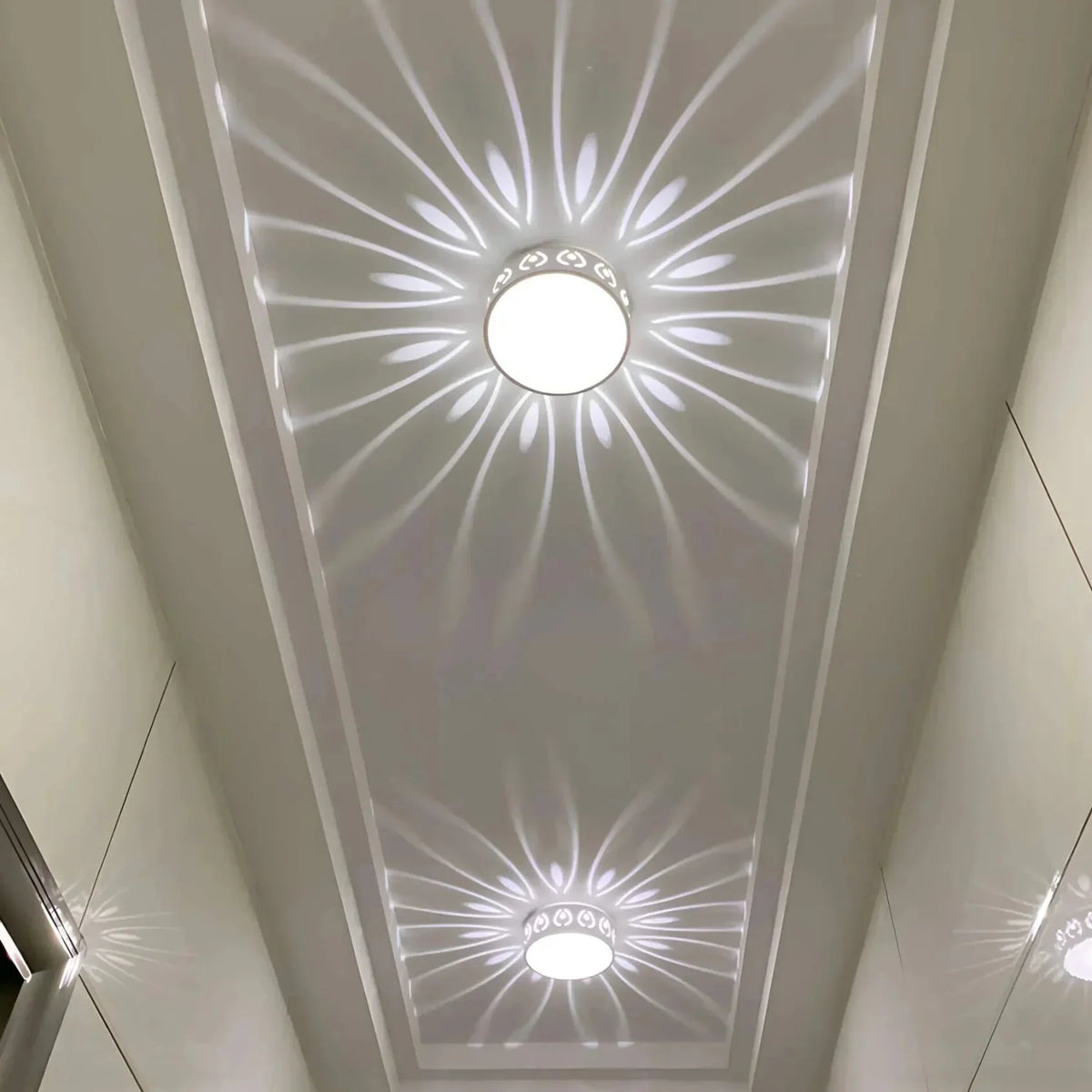 LED Plafondlamp Kristal Acryl met decoratief lichtpatroon