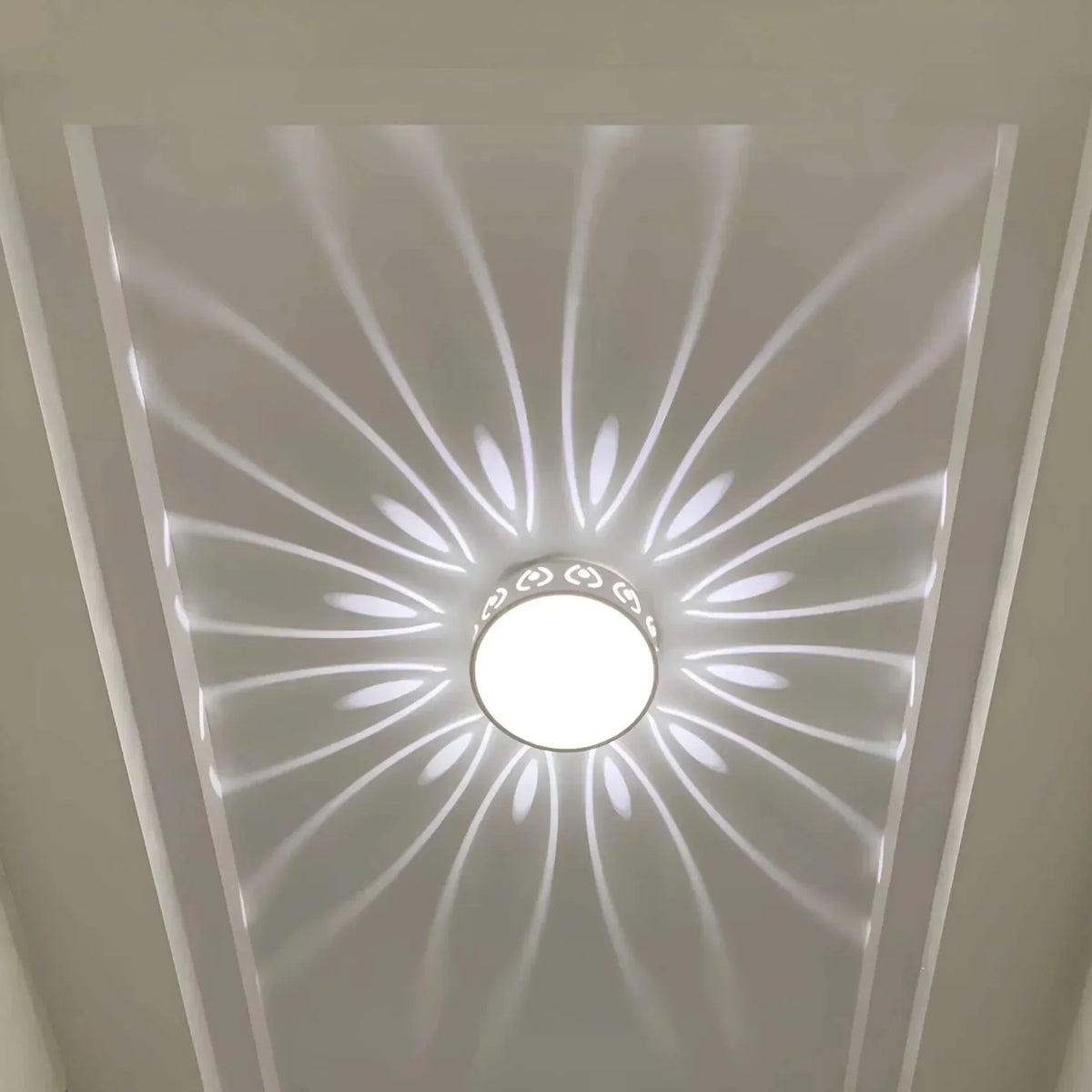 LED Plafondlamp Kristal Acryl met decoratief lichtpatroon