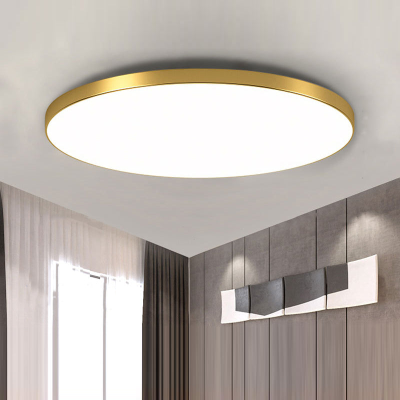 Ronde LED plafondlamp plat – modern voor woon- en slaapkamer