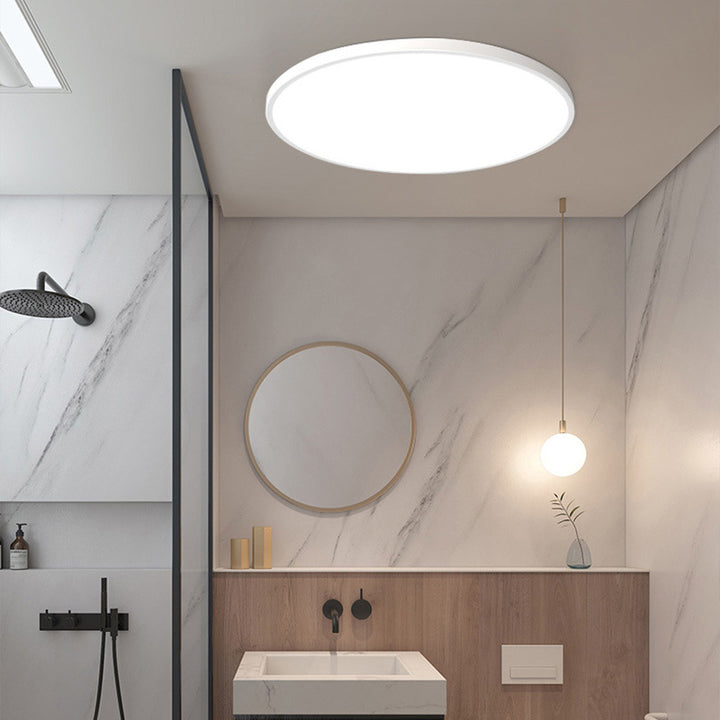 Ronde LED plafondlamp plat – modern voor woon- en slaapkamer