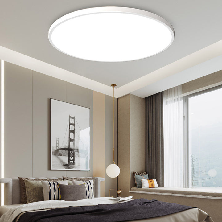 Ronde LED plafondlamp plat – modern voor woon- en slaapkamer
