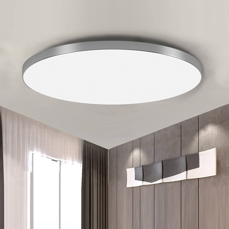 Ronde LED plafondlamp plat – modern voor woon- en slaapkamer