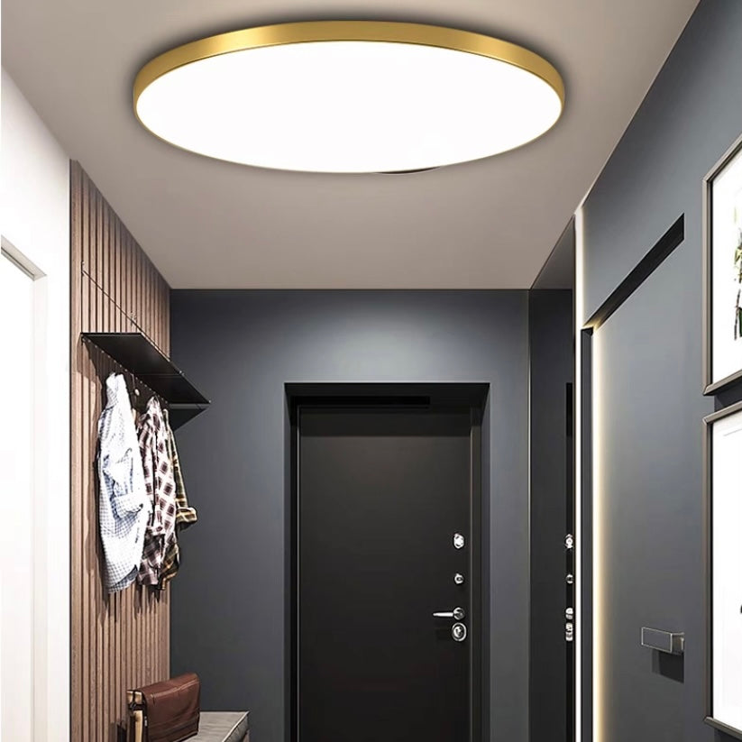 Ronde LED plafondlamp plat – modern voor woon- en slaapkamer