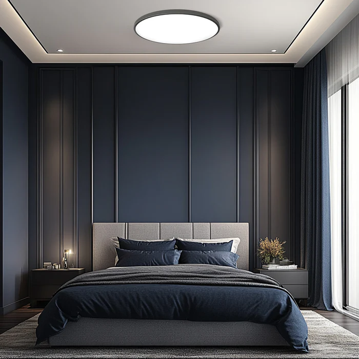 Ronde LED plafondlamp plat – modern voor woon- en slaapkamer