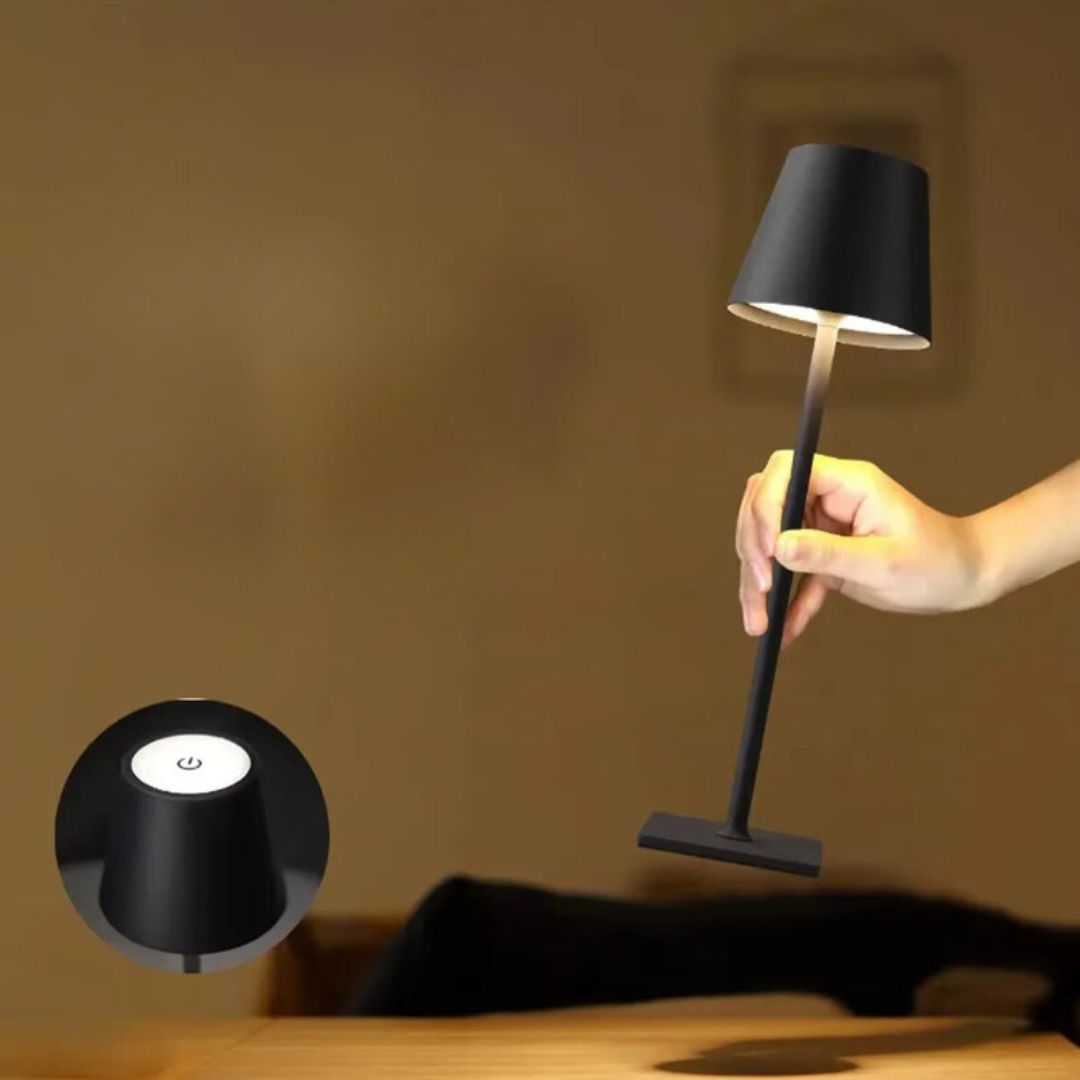 Draadloze LED-tafellamp met accu – dimbaar en flexibel