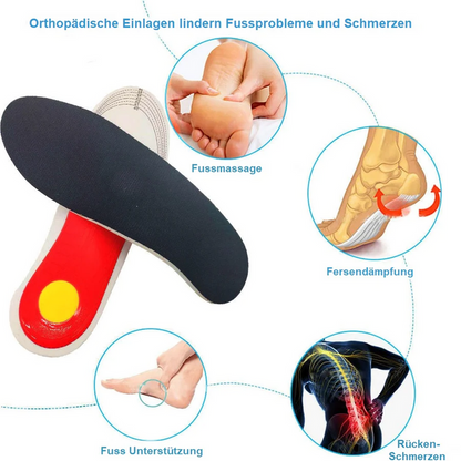 Orthopedische Inlegzolen met Voetboogondersteuning en EVA-demping