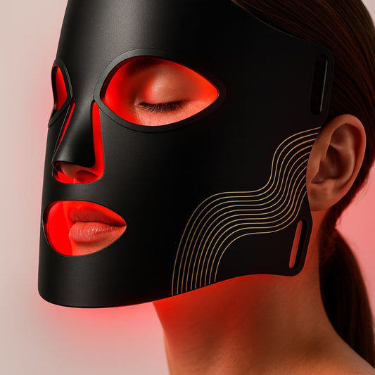 LED Gezichtsmasker met Roodlicht Therapie voor Huidverzorging Thuis