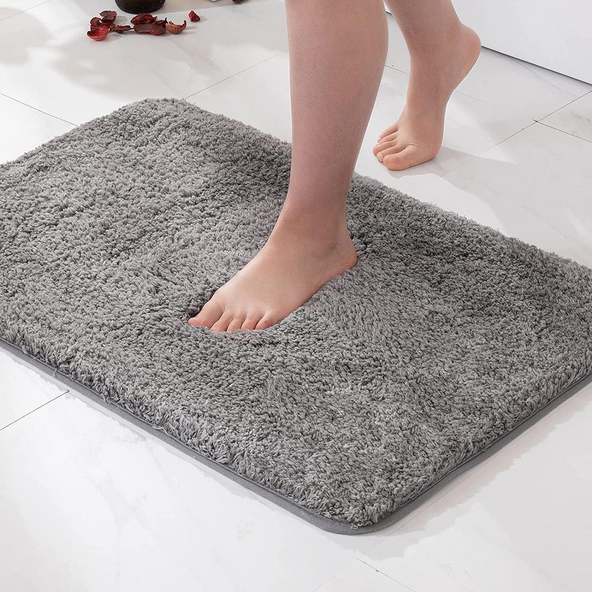 Pluizige badmat antislip – waterabsorberend en wasbaar