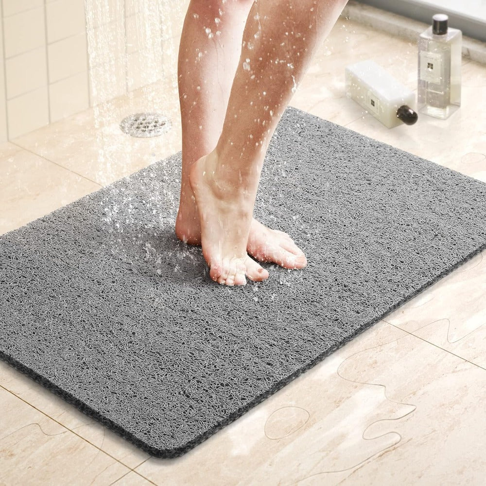 Antislip douchematje met waterafvoer voor douche en bad