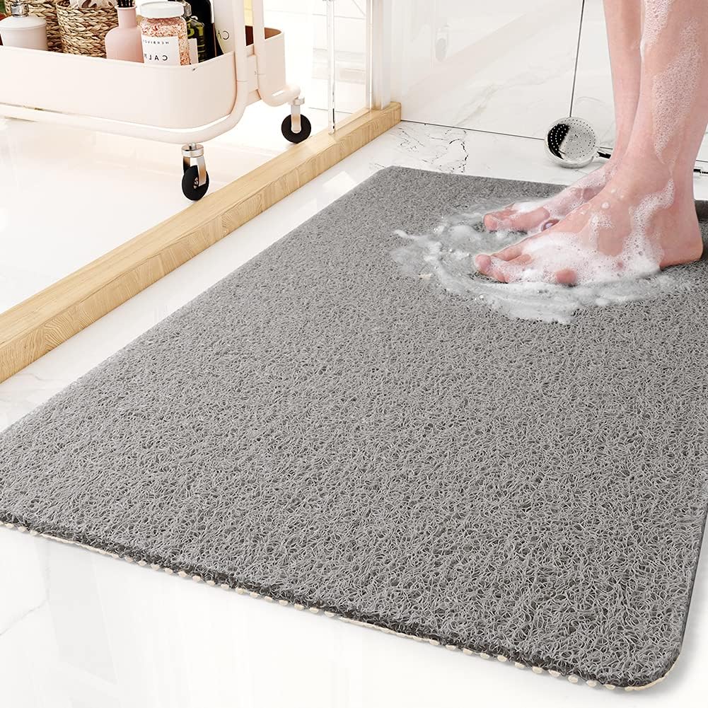 Antislip douchematje met waterafvoer voor douche en bad
