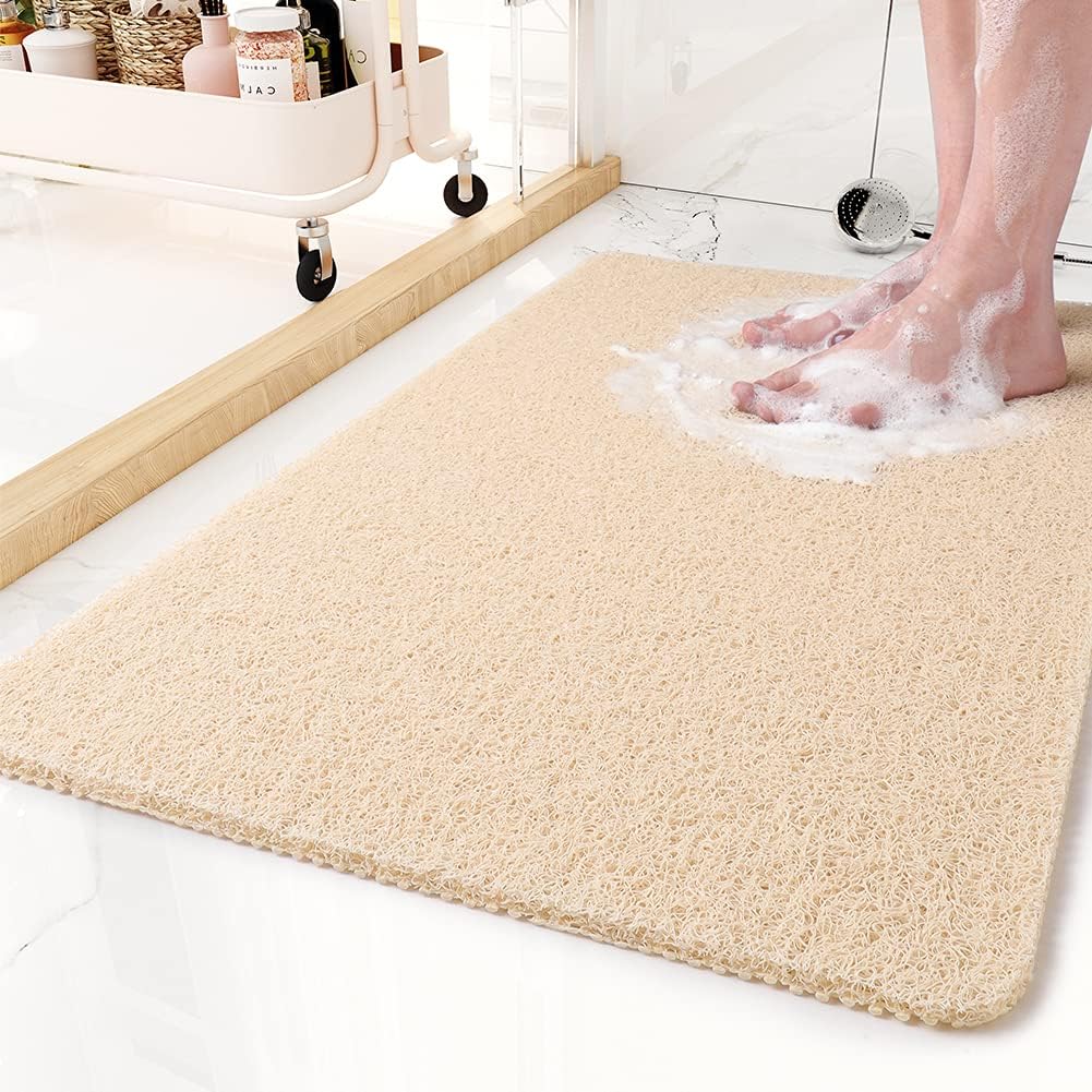 Antislip douchematje met waterafvoer voor douche en bad