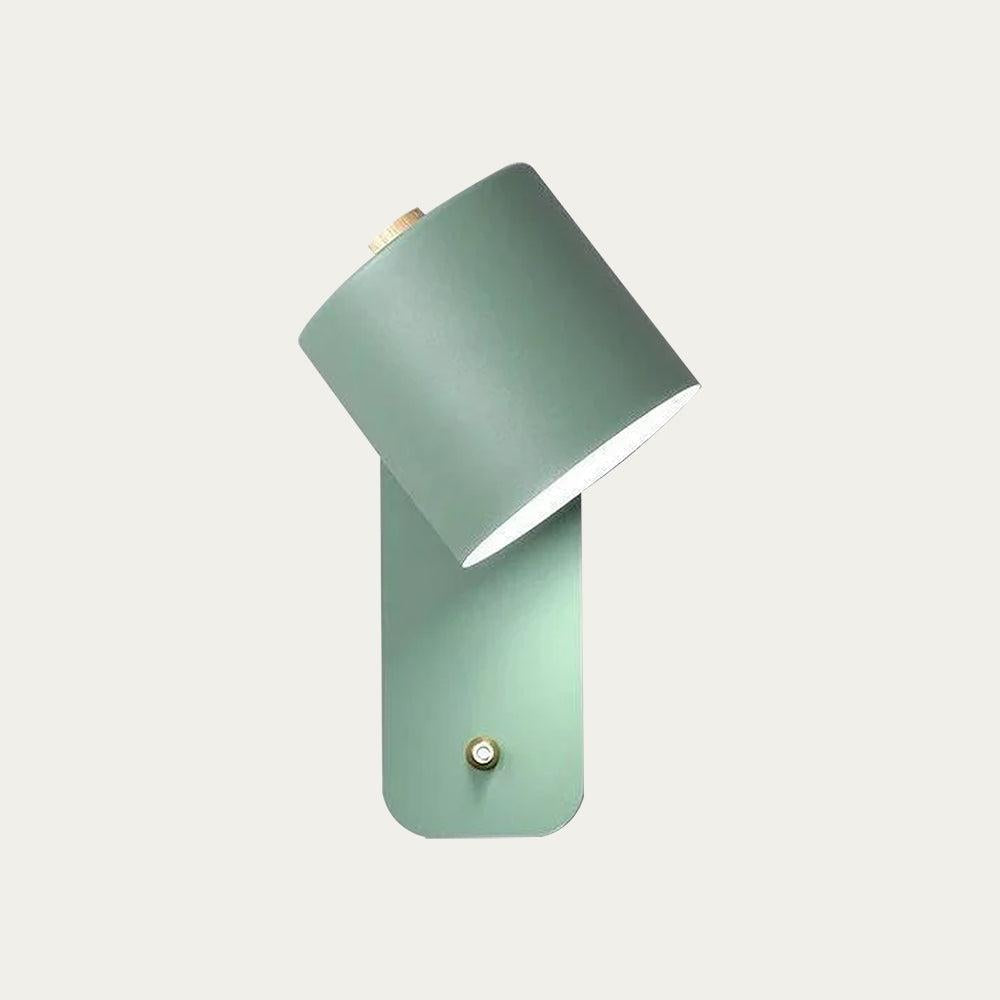 Zwenkbare cilindrische wandlamp met 180° rotatie voor leeslicht