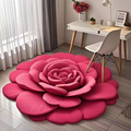 Vloermat met bloemenprint – pluche of diatomiet, antislip