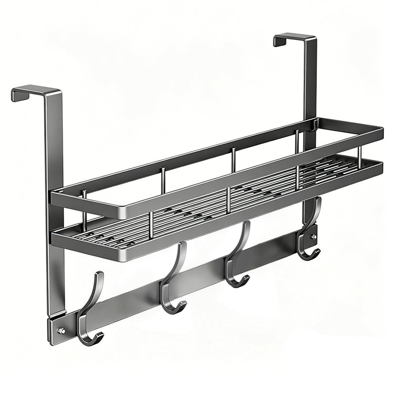 Deurorganizer met Mand en Haken – Zonder Boren of Schroeven