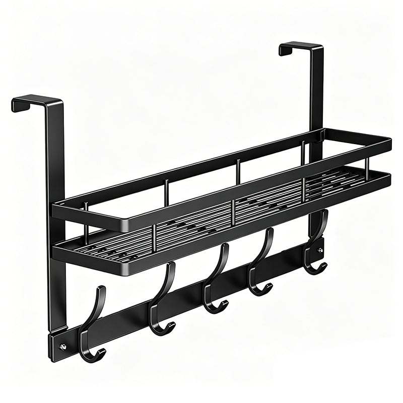 Deurorganizer met Mand en Haken – Zonder Boren of Schroeven