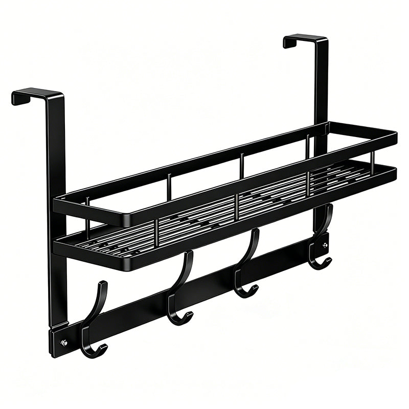 Deurorganizer met Mand en Haken – Zonder Boren of Schroeven