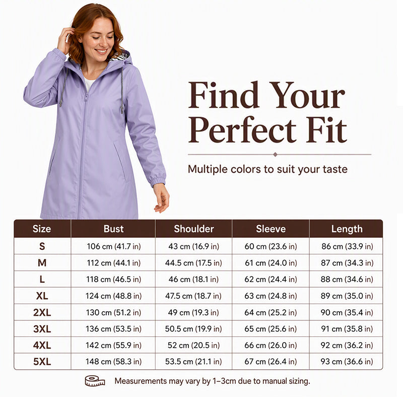 Dames outdoorjas met capuchon – waterdicht en winddicht