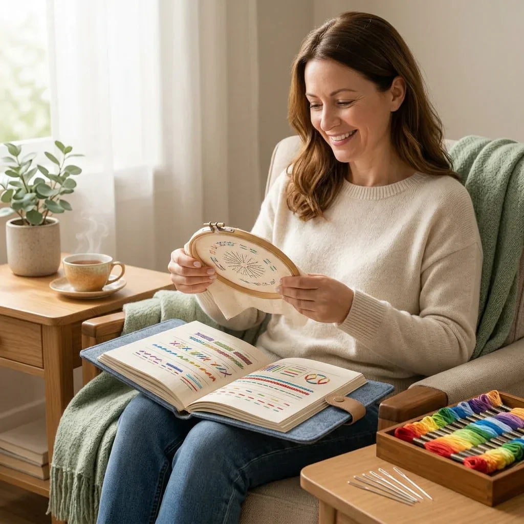 Borduurset voor Beginners – Leer 106 Borduursteken met Bamboe Borduurraam
