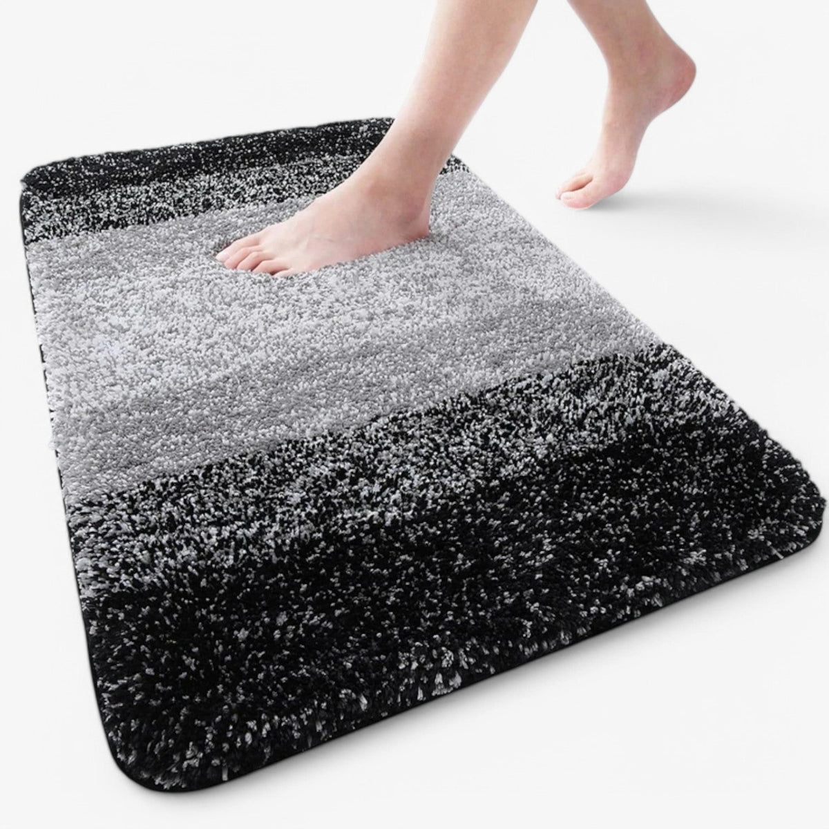 Badmat met antislip basis en sneldrogende microvezels