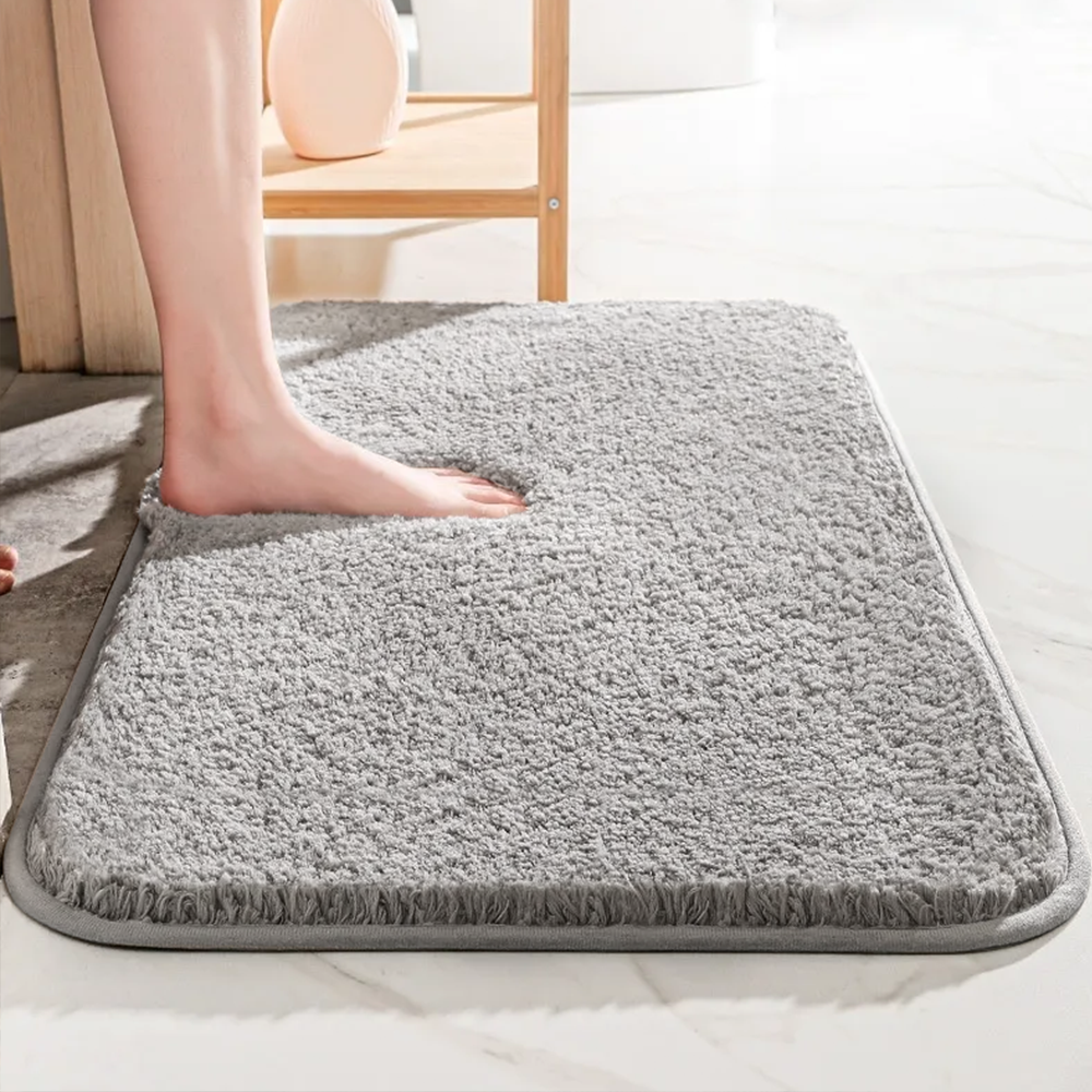 Badmat van microvezel – extra zacht en antislip