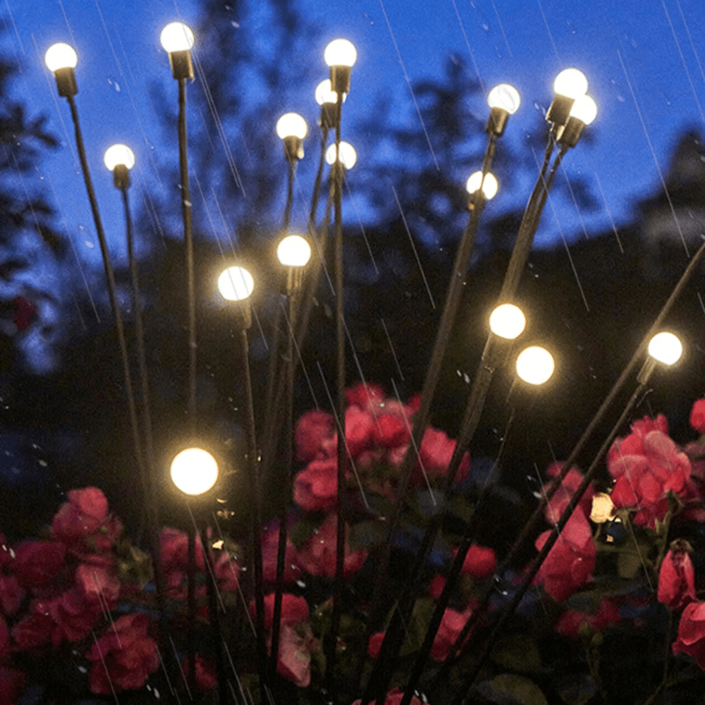 Zonne-energie Tuinverlichting met Glimwormjeseffect – Solar LED Buitenlamp