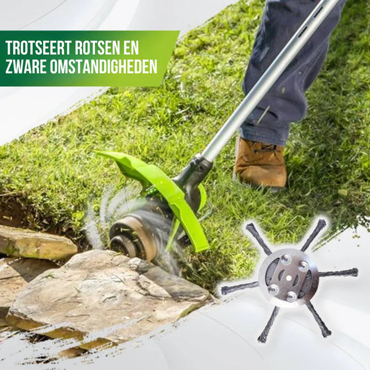 Precisie Grastrimmer met Snelwisselsysteem voor Gazononderhoud