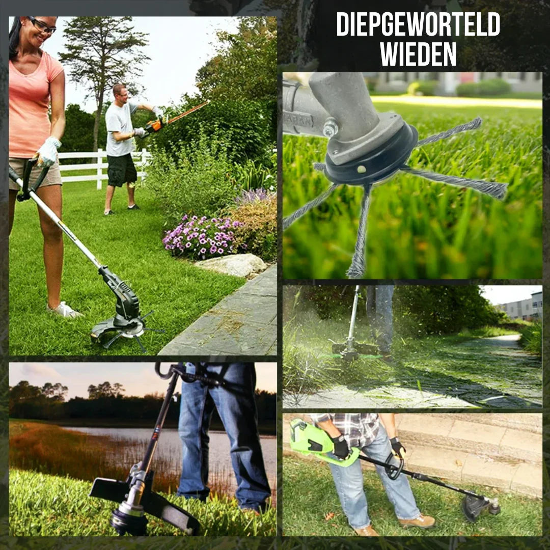 Precisie Grastrimmer met Snelwisselsysteem voor Gazononderhoud
