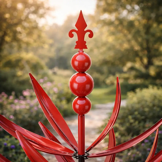Windspel met Lotus-ontwerp voor Tuin – Roestvrij en Weerbestendig